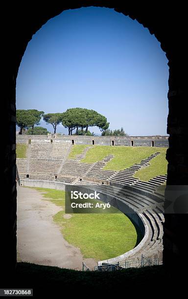 Anfiteatro Pompei Italia - Fotografie stock e altre immagini di Anfiteatro - Anfiteatro, Archeologia, Architettura
