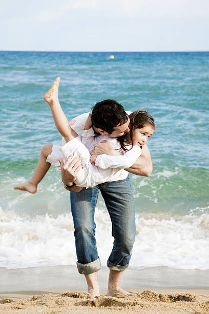 istock Father and daugther having fun outdoors 182732251