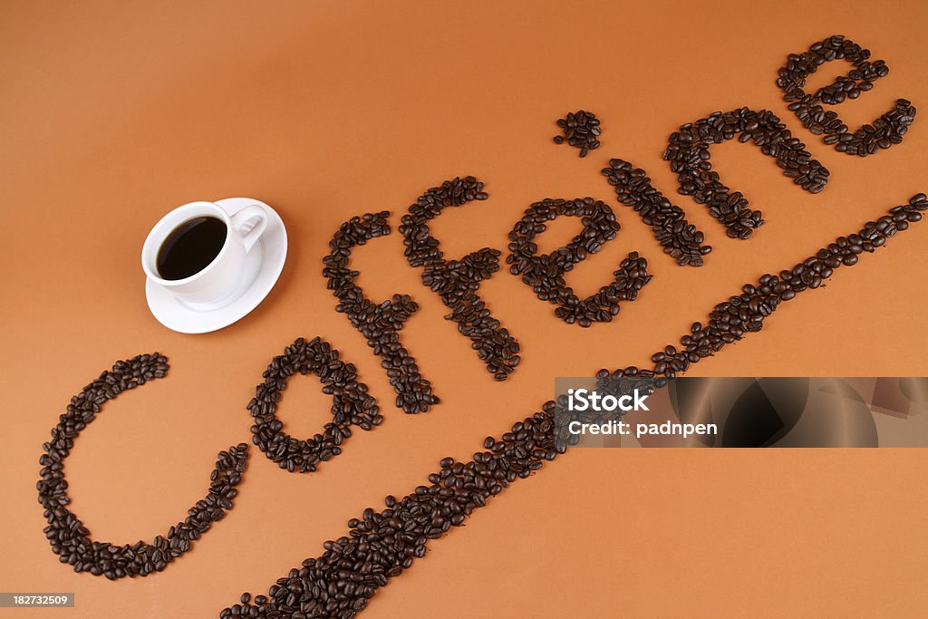 Tipo de Cafeína - Royalty-free Assado Foto de stock