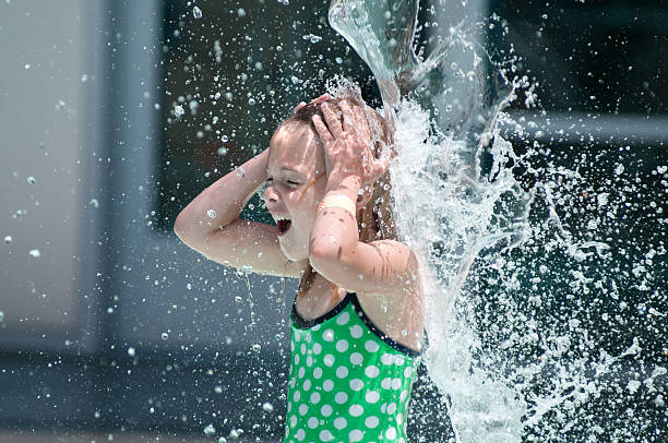 istock Girl at a water park. 182732567