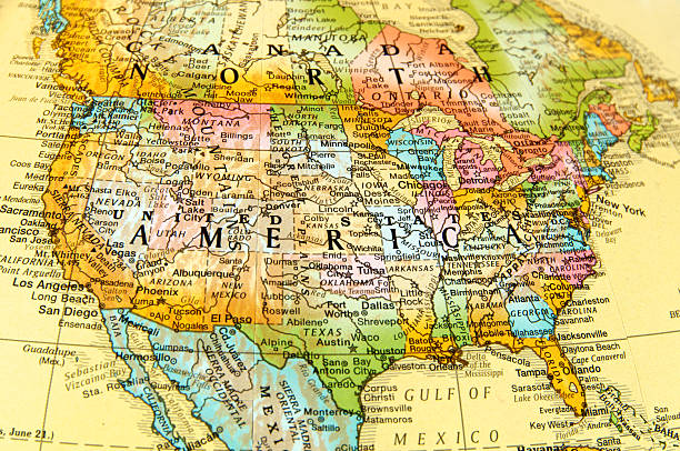istock United States on the Globe 182732622