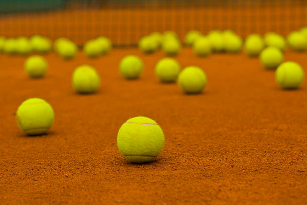 istock Balls on court 182733033