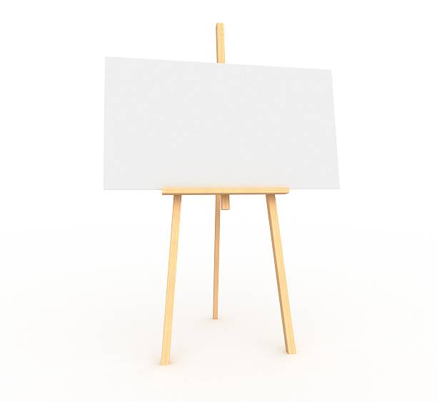 blank poster stock photo