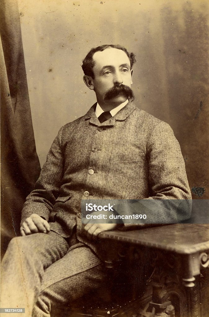 Victorian Gentleman vintage Foto - Lizenzfrei Männer Stock-Foto