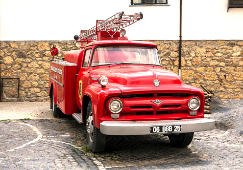 Historical Ford Fire Brigade Truck