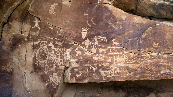 Owl Panel in Nine Mile Canyon, Utah