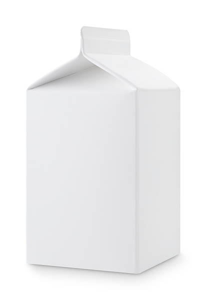 우유관 이메일함 - box white packaging blank 뉴스 사진 이미지