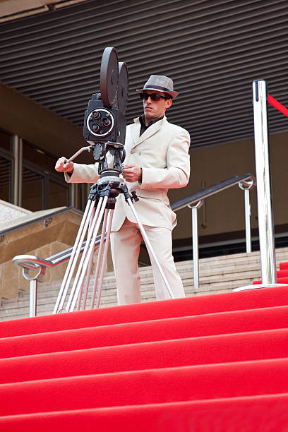istock Man filming on the red carpet in Cannes 182735779