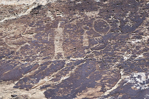Petroglyphs in Nine Mile Canyon, Utah