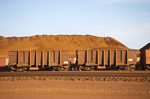 istock Iron Ore Train Cars 182736441