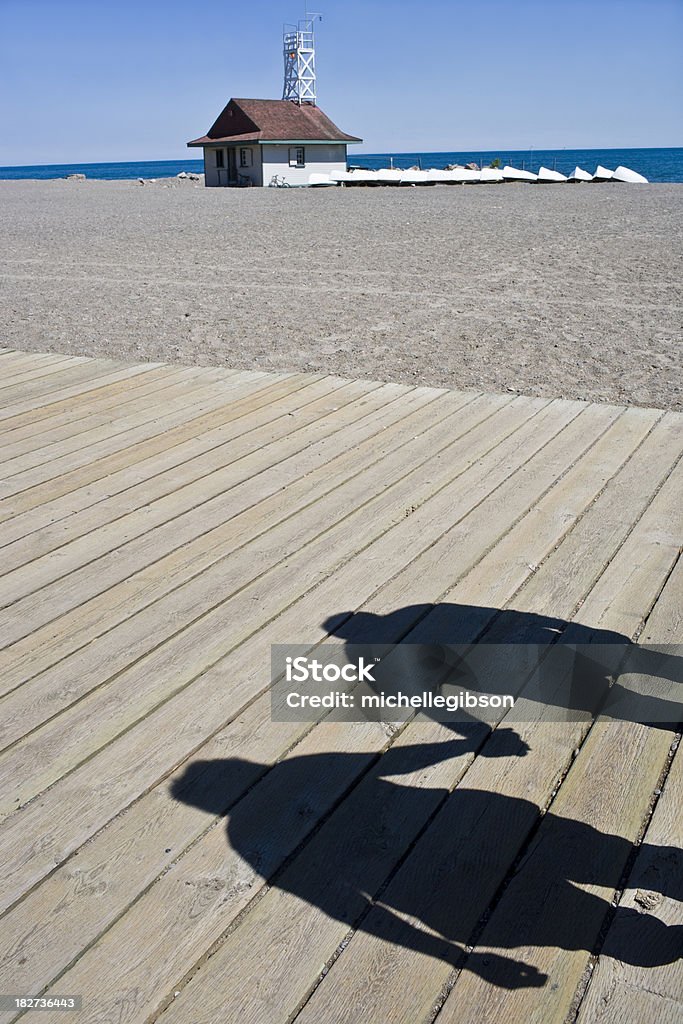 Paar auf der boardwalk - Lizenzfrei Alter Erwachsener Stock-Foto