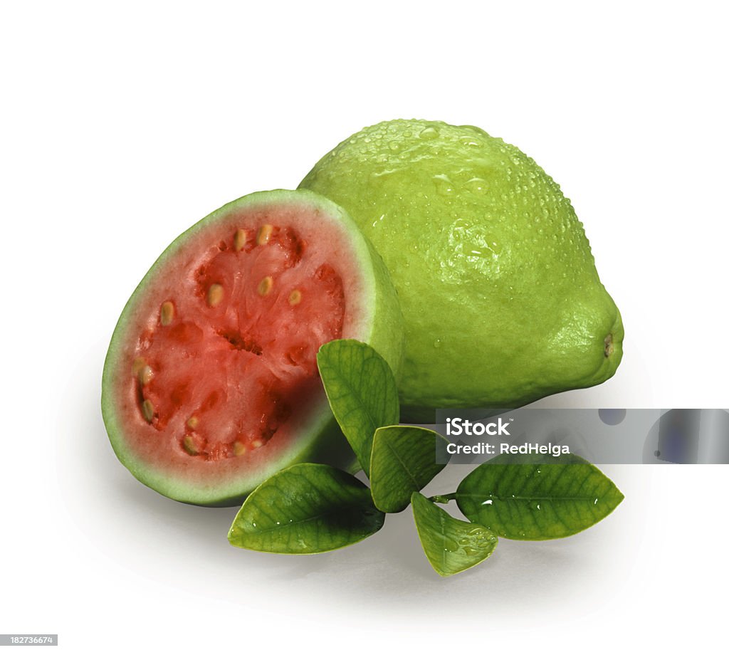 Guava con Leafs - Foto stock royalty-free di Alimentazione sana