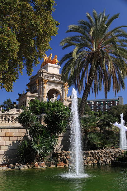 istock Ciutadella park waterfall fountain 182737374