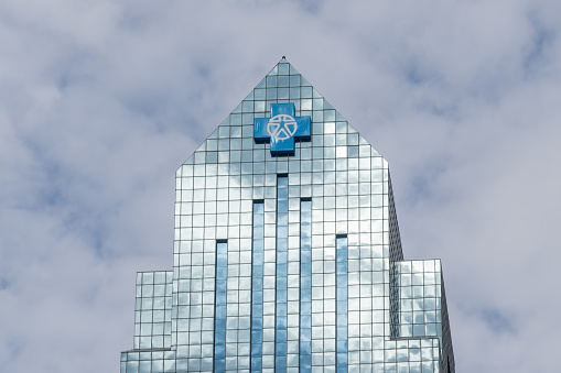 Independence Blue Cross headquarters in Philadelphia, Pennsylvania, USA, November 4, 2023. Independence Blue Cross is an American health insurer.
