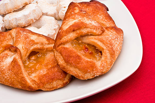 사과나무 만두, italians 비스켓, 아침 식사 시간 - biscotti cookie morning temptation 뉴스 사진 이미지