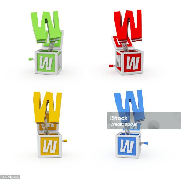 Toy Font Letter W Stock Photo - Download Image Now - Alphabet, Baby - Human Age, Box - Container