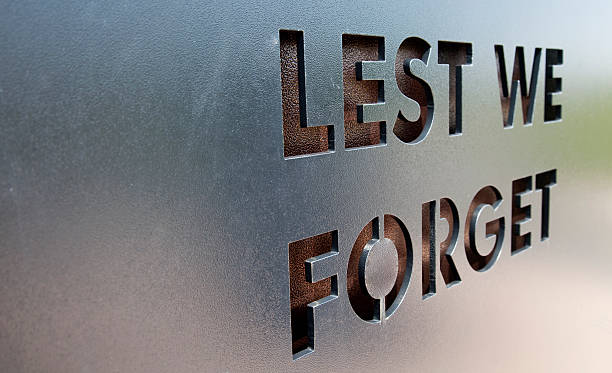 lest we forget stock photo