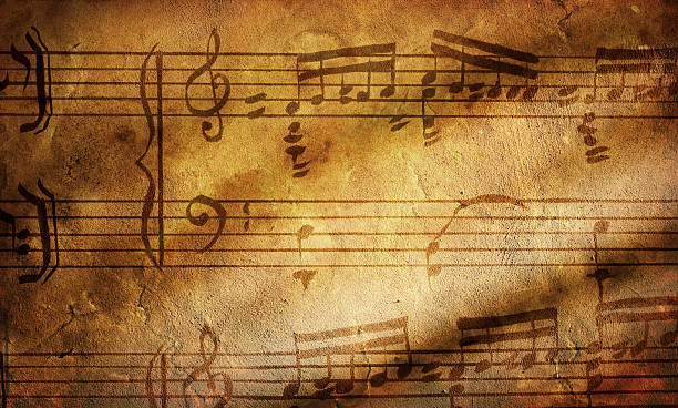 istock Grunge music paper 182738067