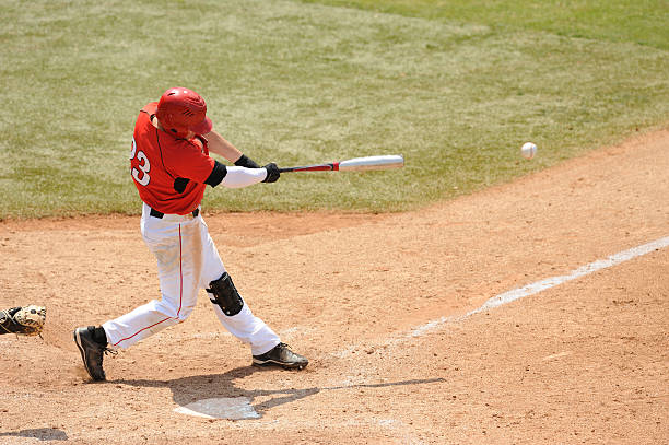 бейсбол тесто - baseball player baseball batting sport стоковые фото и изображения