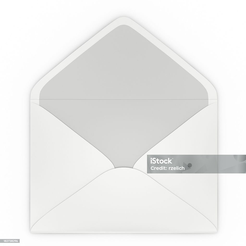 Enveloppe ouverte - Photo de Blanc libre de droits