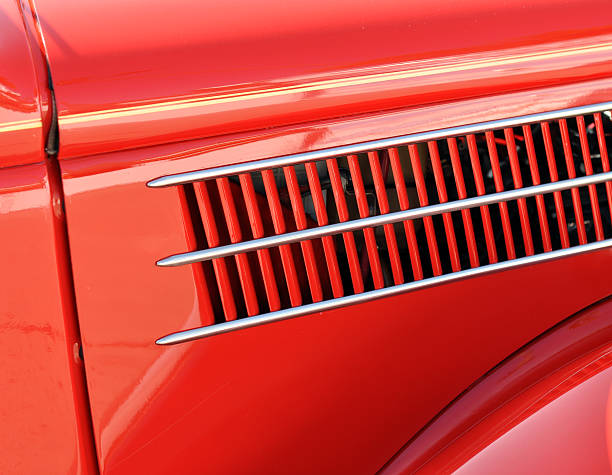 istock Hood on hot rod 182738448