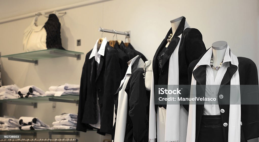 Blanco y negro de moda - Foto de stock de Belleza libre de derechos