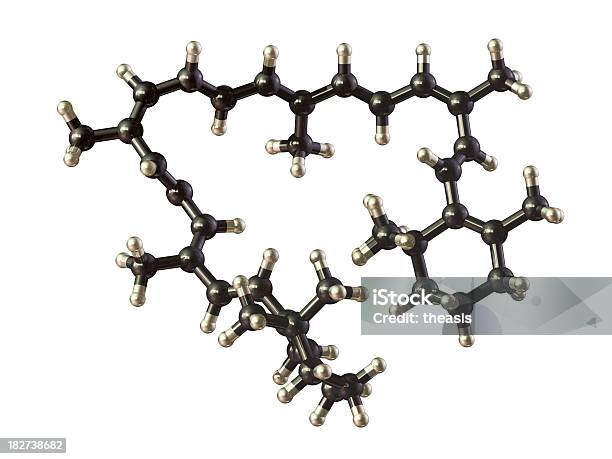 Betakaroten Model - zdjęcia stockowe i więcej obrazów Atom - Atom, Beta Karoten, Bez ludzi