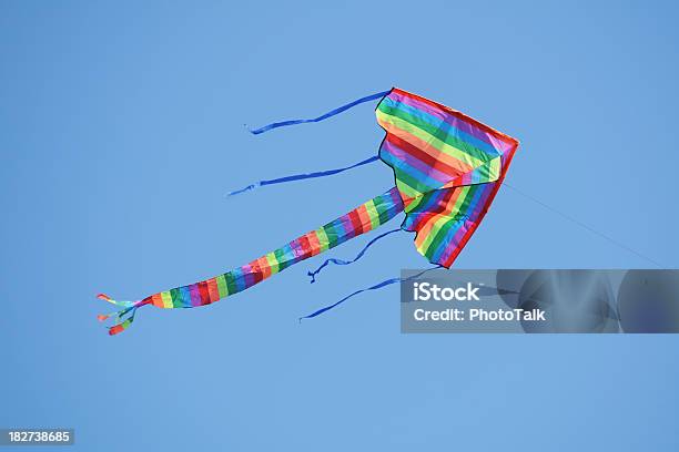 Foto de Rainbow Kitexg e mais fotos de stock de Pipa - Brinquedo - Pipa - Brinquedo, Amarelo, Figura para recortar