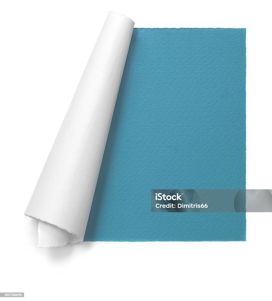 Libro Blanco de fondo cian bastidor - Foto de stock de Azul libre de derechos