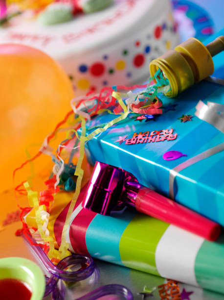 istock Popper and Streamers at a Party 182738725