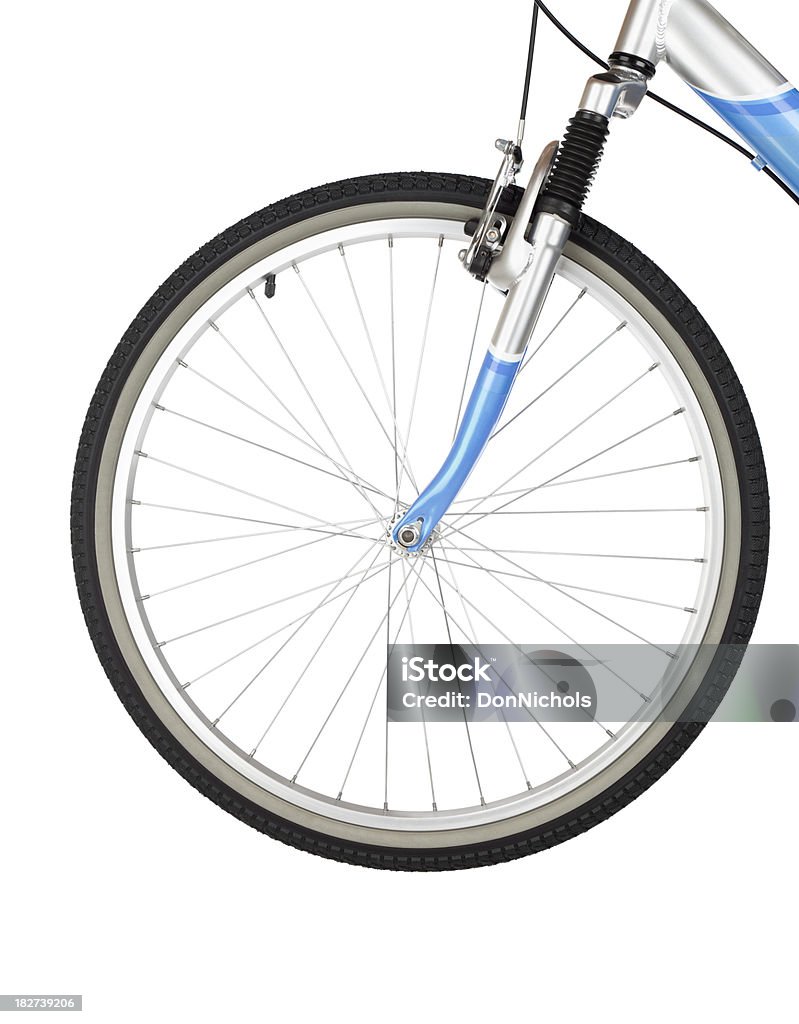 Bicicletta ruota anteriore - Foto stock royalty-free di Bicicletta