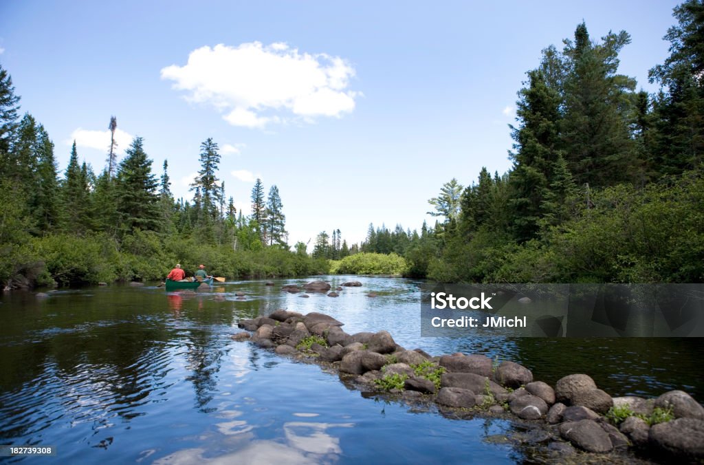 Andare in canoa - Foto stock royalty-free di Acqua