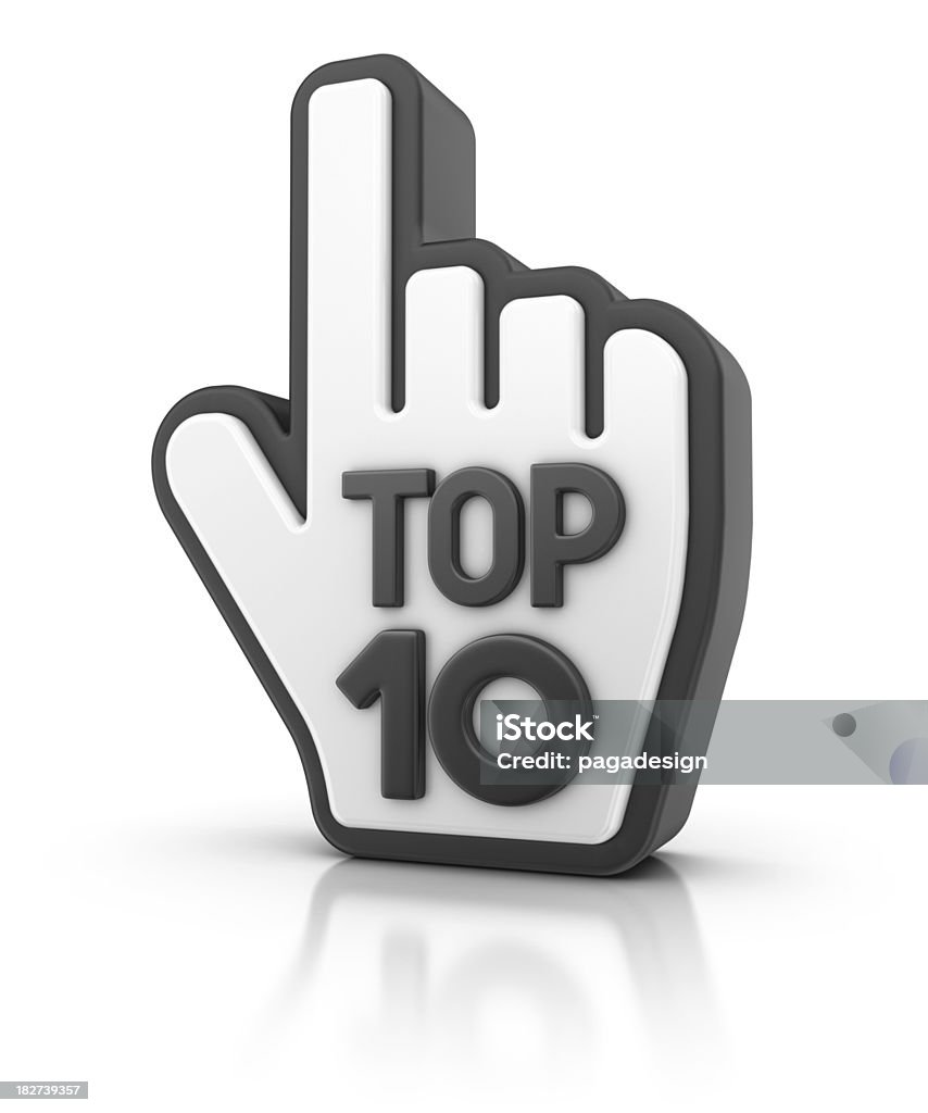 top Internet 10 - Foto de stock de Cursor royalty-free