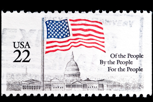 Royalty free stock photo of US postage stamp.