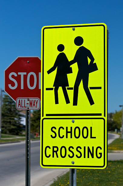 istock School Crossing Sign 182739810