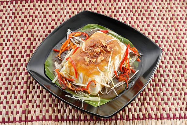 istock Asian Food-Steam beancurb 182740451
