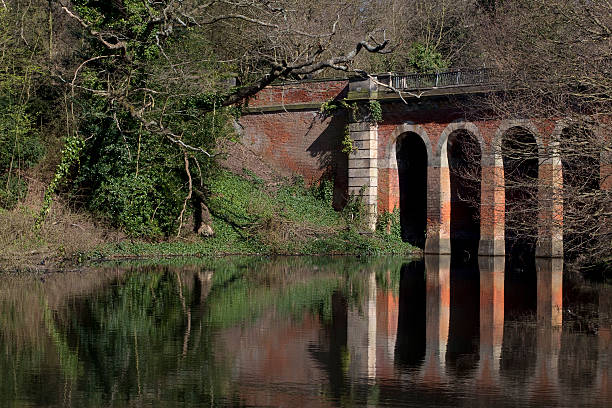 istock Bridge at Hamstead Heath - London 182740500