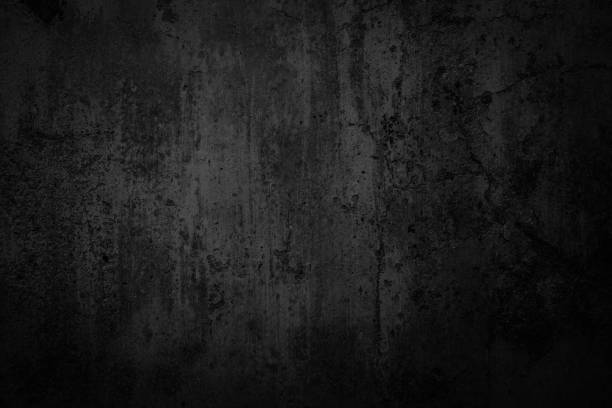 istock Black dark concrete wall background. Pattern board cement texture grunge dirty scratched for show anthracite promote product urban floor and abstract paper design element decor. Blackboard blank. 1827406963