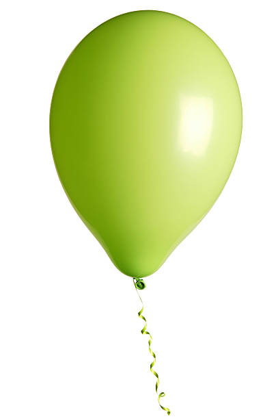istock green party balloon isolated on white 182740886