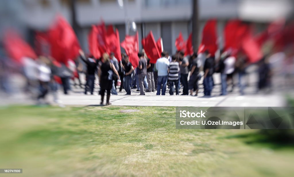 Grupo do Partido dos Socialistas Europeus de Pessoas - Royalty-free Greve Foto de stock