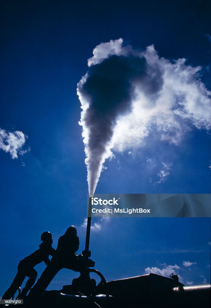 Asia, la electricidad geotérmica - Foto de stock de Azul libre de derechos