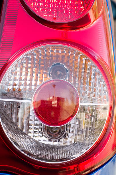 istock Red Rear Light of an Auto Car (detail) 182741284