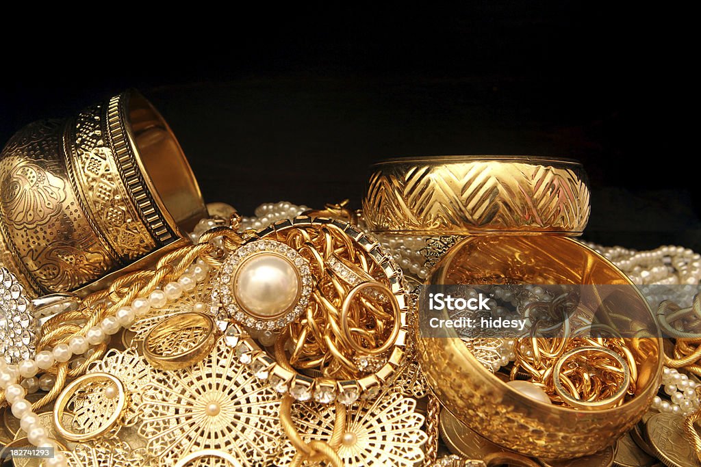 Treasure Gold - Metal Stock Photo