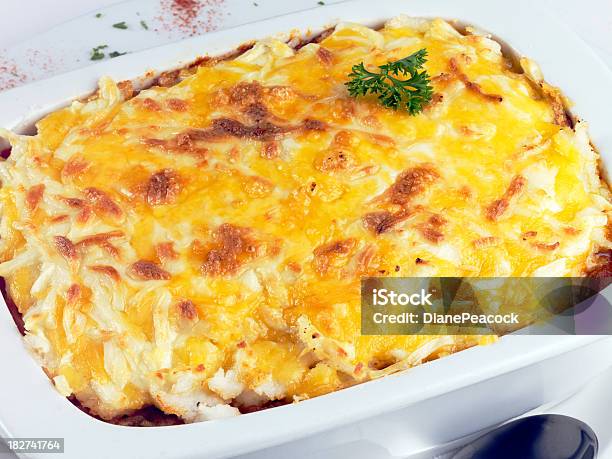 Cottage Pie Stock Photo - Download Image Now - Baked, Cheddar Cheese, Cheese