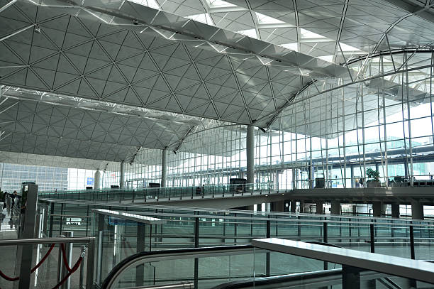 istock Modern Airport Entrance Hall 182742511