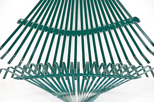 istock Two Garden Rake Heads ... Close-up 182742597
