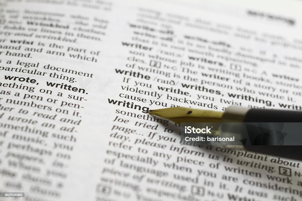 fountain pen Writing word y - Foto de stock de Aprender libre de derechos