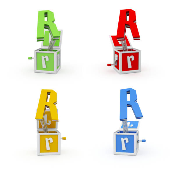 istock Toy Font Letter R 182743148
