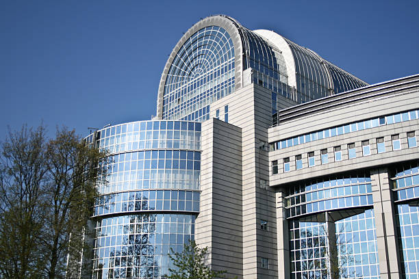 istock Futuristic Office building Brussels European Commission 182743152