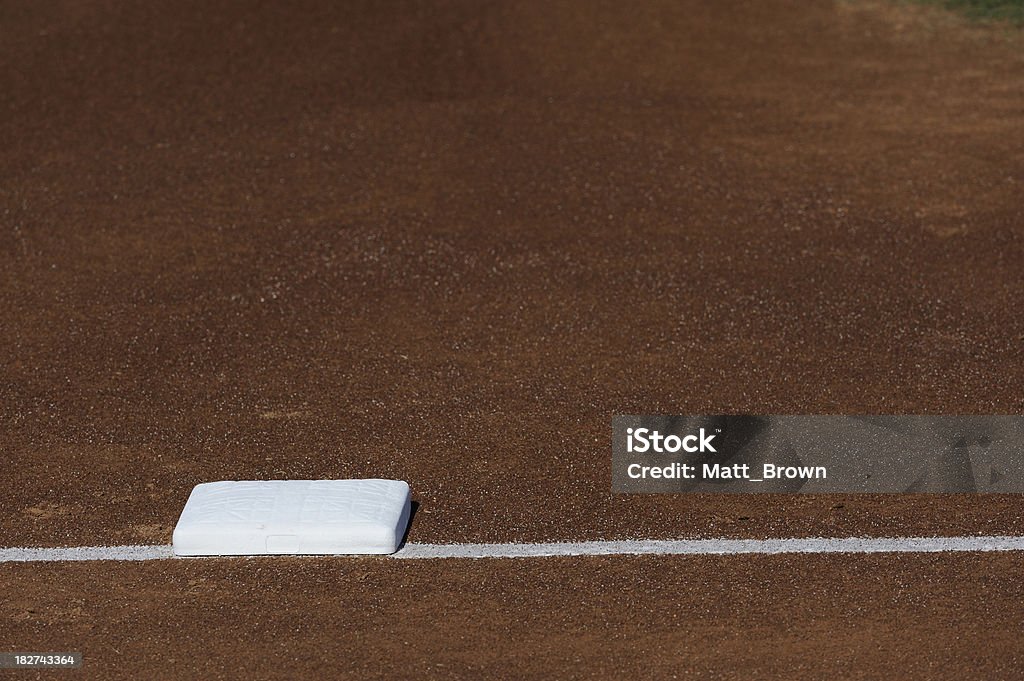 야구공 Base - 로열티 프리 기준선 스톡 사진